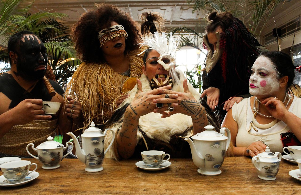  'SaVAge K’lub High Tea Invitation.' Photography courtesy of Tautai Arts Trust, 2015