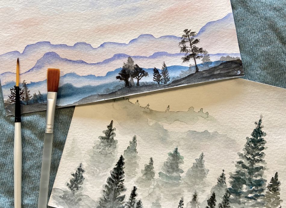  Landscape Watercolour