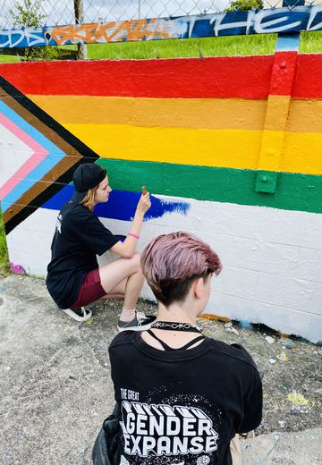  Takatāpui Pride Wall
