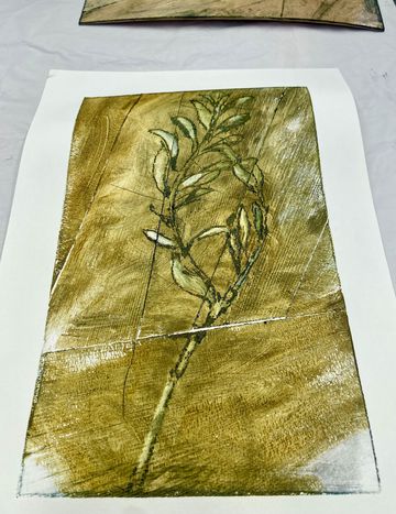 Bamboo Printing with Water-based Ink