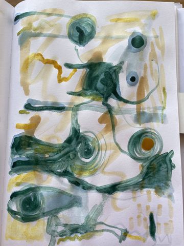  Meditative Drawing with Natural Dyes
