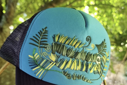  Embroidered Upcycling: Ferns & Leaves