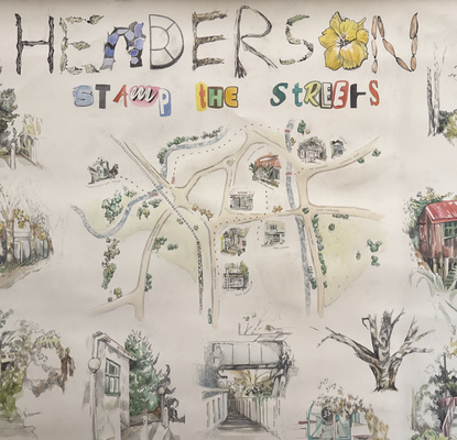  The Vacant Spaces Pop-Up Gallery: Stamp the Streets Henderson Map