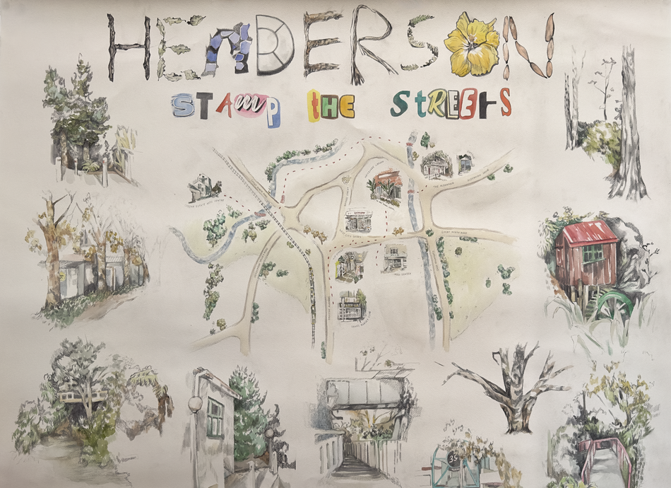  The Vacant Spaces Pop-Up Gallery: Stamp the Streets Henderson Map