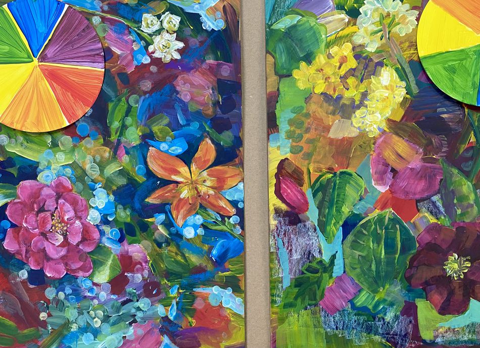  Colours in a Summer Garden