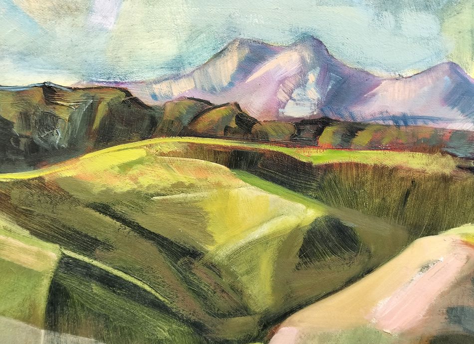 Oil Painting and the Folded Landscape