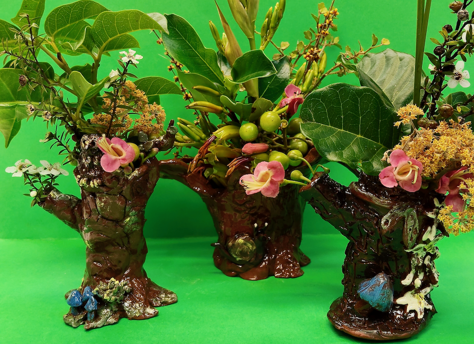  Ceramic Studio: Uku Trunk Vases