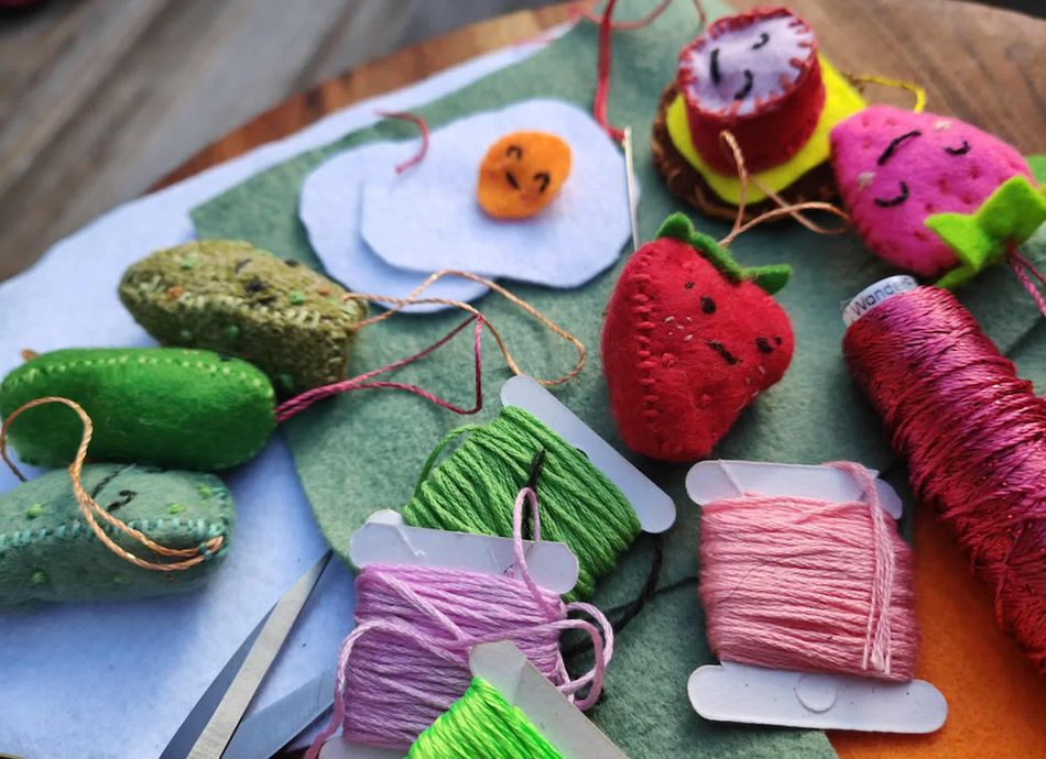  Felted Food Friends