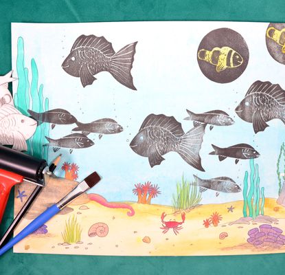  Foam Printing: Underwater Seascape