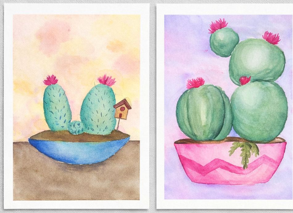  Cactus Colour Splash