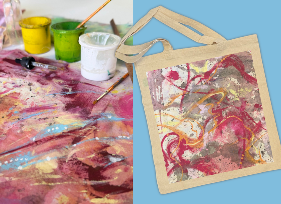  Make Your Mark: Fabric Painting Tote Bag