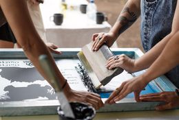  Screen Printing on Fabric