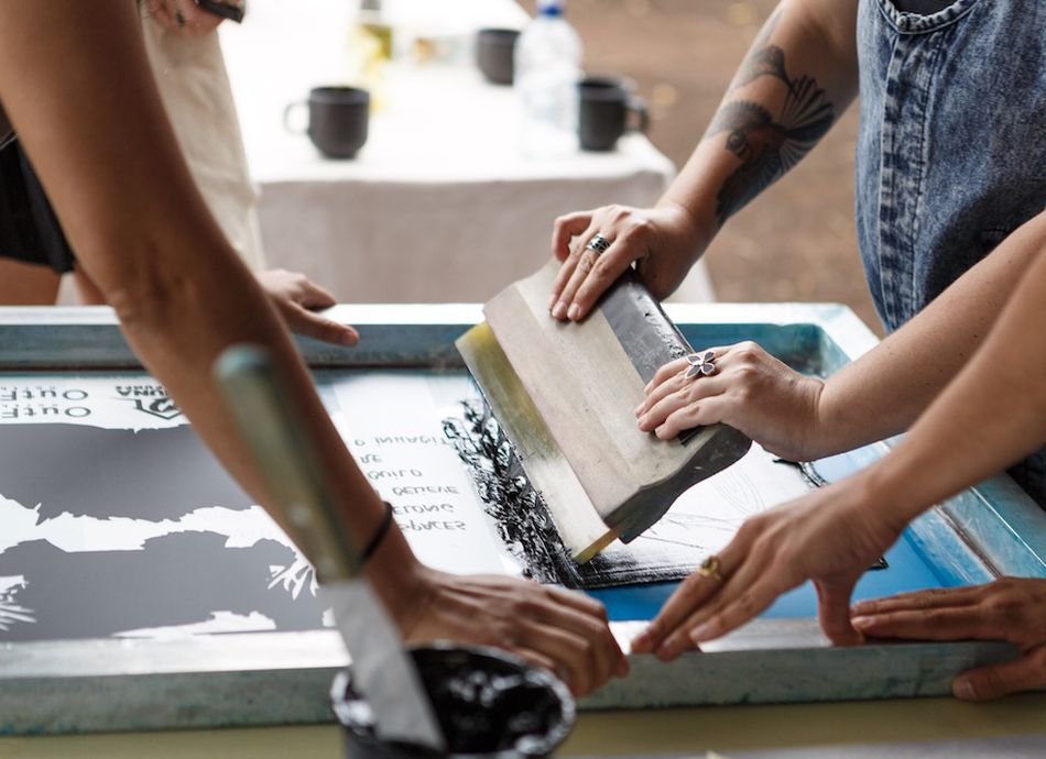  Screen Printing on Fabric