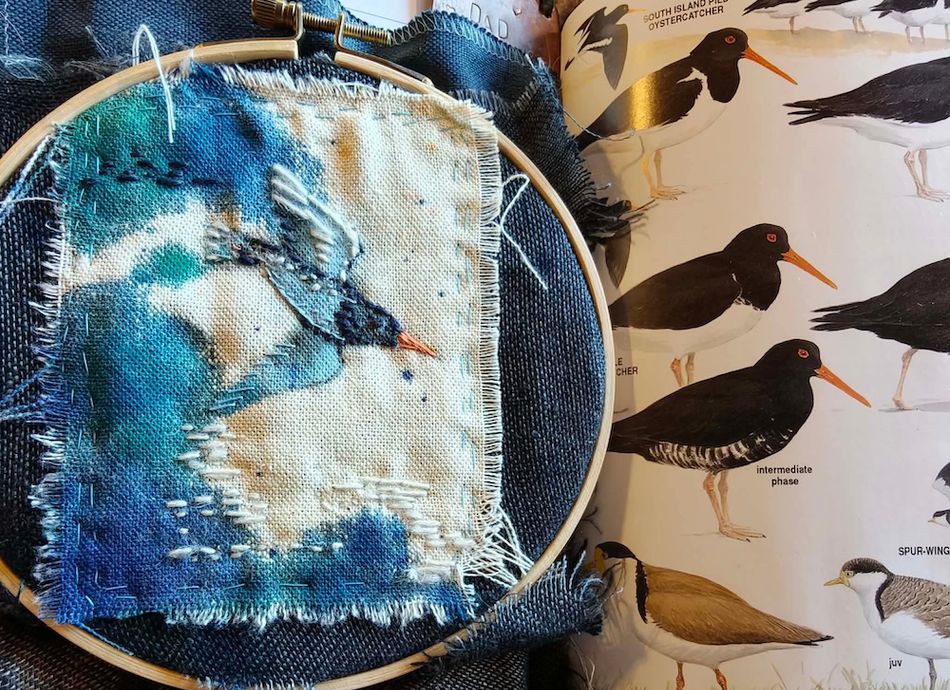  Painted and Stitched in Flight