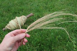  Making muka from tī kōuka