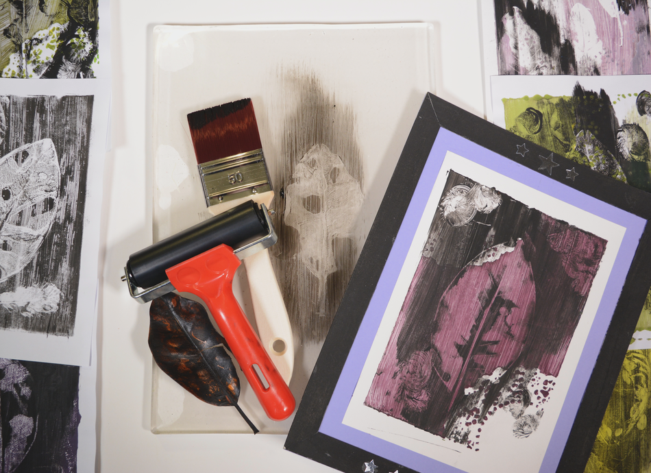  Layered Gel Prints