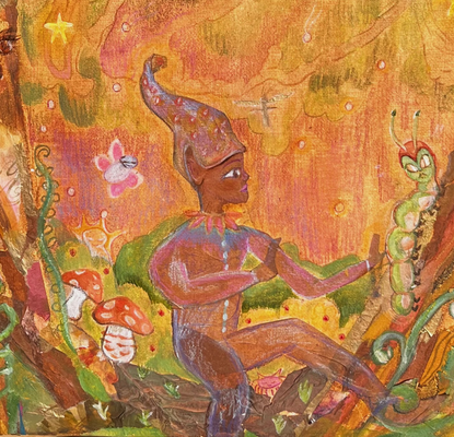  Emerging Realms - Mixed Media Acrylic Painting