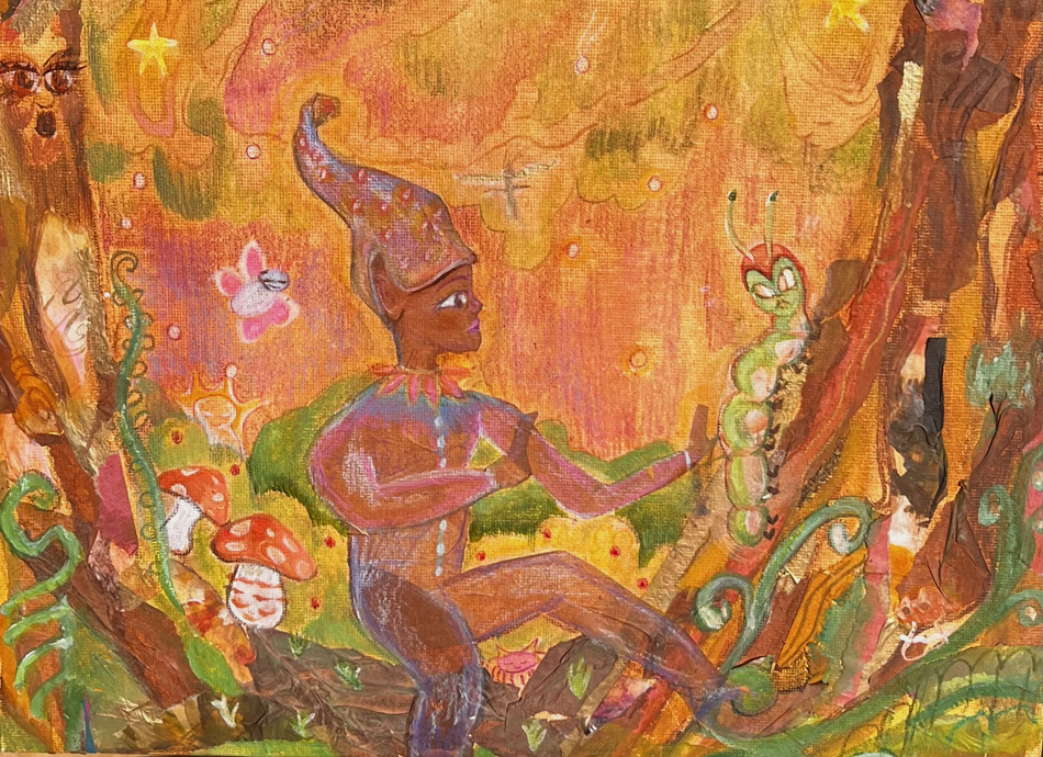  Emerging Realms - Mixed Media Acrylic Painting
